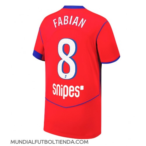 Camiseta Paris Saint-Germain Fabian Ruiz #8 Tercera Equipación Replica 2025-26 mangas cortas